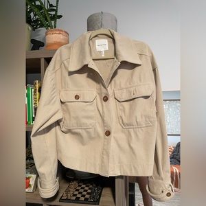 Avec les filles corduroy cropped jacket